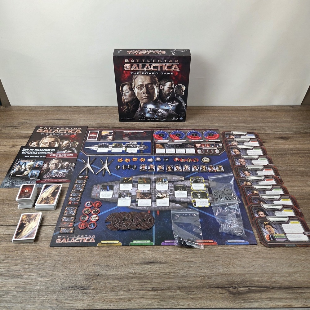 Battlestar Galactica - The Board Game 2008 100% Complete Fantasy Flight Games